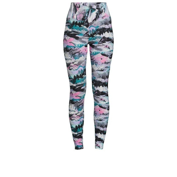 No Boundaries Pants - High Rise Printed
Crossover Waistband Leggings